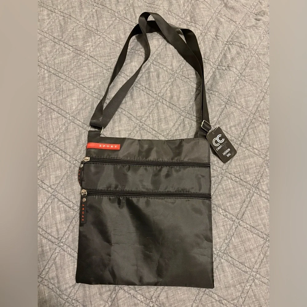 Sport Black Crossbody Bag